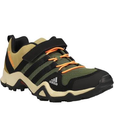 adidas Terrex Ax2r Cloudfoam Kids Hiking Boot - Wild Pine/Black/Screaming Orange - Buy Online on GoSupps.com