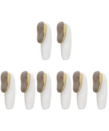 Cleaning Brush 8 Pcs Foundation Makeup Foundation Makeup Brush Makeup Brush Cosmetic Supplies Brush Powder Brush (Color : Assorted Colorx4pcs Size : 8x5cmx4pcs) 8x5cmx4pcs Assorted