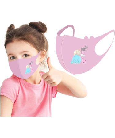 Deholifer Children's Washable Fabric Masks - 5 Pack Blue Pink Black - Adjustable Mouth & Nose Protection for Christmas - Buy Online on GoSupps.com