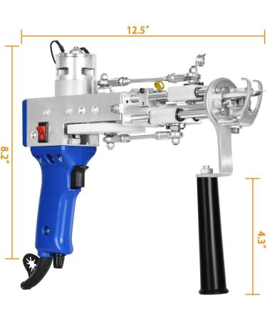 2-in-1 Rug Tufting Gun | High Speed Handheld Carpet Weaving Machine | Adjustable Needle Speed | Embroidery Tool Kit - 100-240V | 7-20mm - Buy Online on GoSupps.com