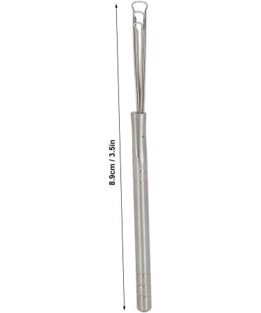 3 Ring Ear Cleaner Tool - Portable Ergonomic Stainless Steel Ear Wax Remover for Adults | Salon Quality - Buy Online on GoSupps.com