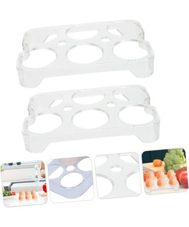 Angoily 6 Pcs Egg Shelf Empty Egg Cartons Plastic Egg Trays Egg Boxes Storage Bins Pp Take Away Storage Box - Buy Online on GoSupps.com
