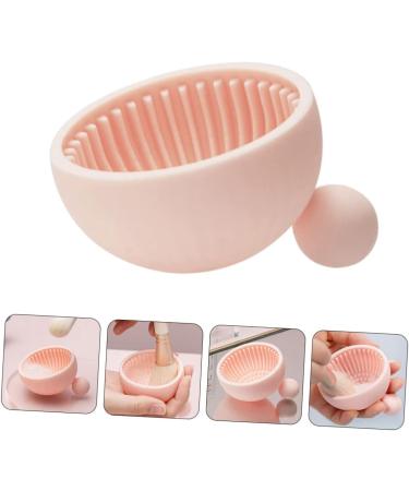 Housoutil 1pc Silicone Scrub Pad Make up Kit Silicone Makeup Applicator Brush Washing Dryer Cleaner Cosmetic Cleaning Scrubber Makeup Cleaning Pad Silicone Brush Silica Gel Makeup Brush 7x6.5cm Pink - Buy Online on GoSupps.com
