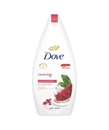 Dove Gel douche Reviving Body Wash avec grenade et hibiscus pour une peau plus douce et plus lisse apr s une douche 450 ml
