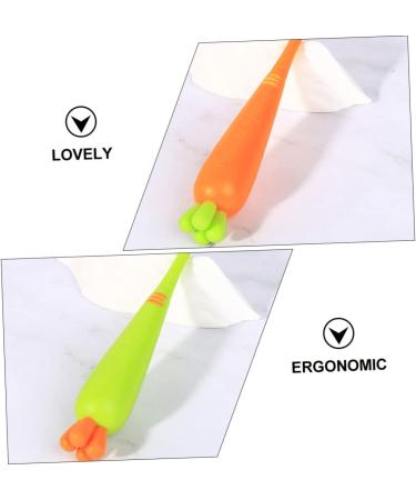 Minkissy Pet Toothbrush 30 Pcs - Carrot Soft Bristle Toothbrushes for Children - Gentle Cleaning Essentials - Buy Online on GoSupps.com