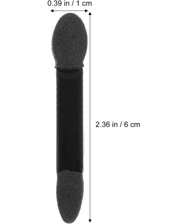 KALLORY 50pcs Makeup Sponge Make up Sponges for Face Brush Eyeshadow Cleaning Brush Lip Brush Disposable 1 count (Pack of 1) Black - Buy Online on GoSupps.com