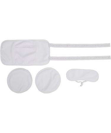 Adjustable Reusable Castor Oil Neck Pack for Thyroid Inflammation - Washable White Set - Buy Online on GoSupps.com