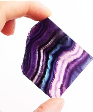 1 Pack Natural Fluorite Polished Piece Crystal Pendant Crystal Home Decor Stones JZIGTDEM (Color : 1pc 41-60g) - Buy Online on GoSupps.com