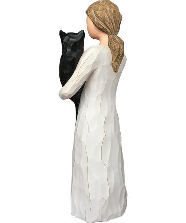 FRUMOASA Cat Memorial Gifts Cat Loss Sympathy Gift for Cat Mom Black Cat Bereavement Gifts Cat Death Gifts Angel Figurine for Cat Lovers in Memory of Passed Away Cat - Buy Online on GoSupps.com