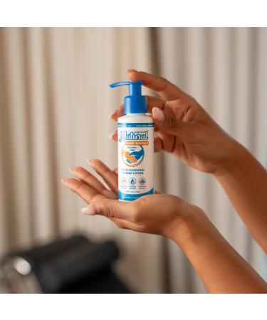 Natural Hand Barrier Lotion for Dry Skin - Lauricidin Coconut Orange Scent | 3.3oz Pump | International Shipping Available - Buy Online on GoSupps.com