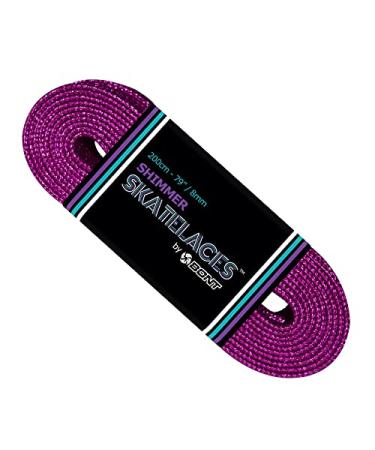 Bont Skates 8mm Shimmer Laces - 79" 96" 108" - Flamingo Pink