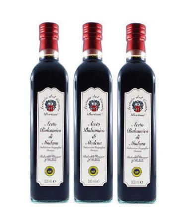 Acetaia del Casato Bertoni Bertoni Balsamic Vinegar of Modena Pack of 3 x 500 ml Bottles