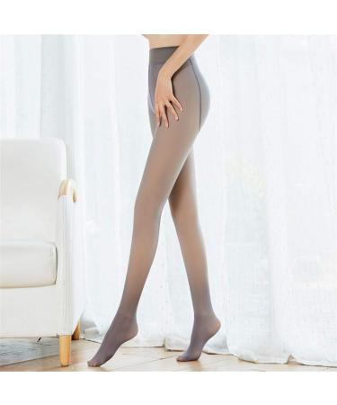 Thermo Fleece Leggings for Women - High Waist Stretch Pants | Warm Plush Tights - Ideal for Cold Weather -5 to 10 - Gray - Buy Online on GoSupps.com
