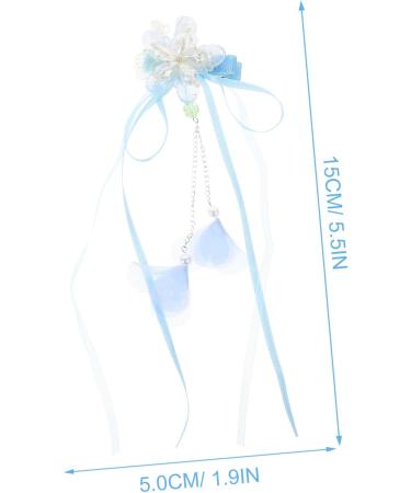 Beaupretty 2 Pairs tassel flower hair clip flower headpiece flower hair accessories blue hair accessories kid hair accessories hair accessories for kids girls hairpin hair clips child Hanfu - Buy Online on GoSupps.com