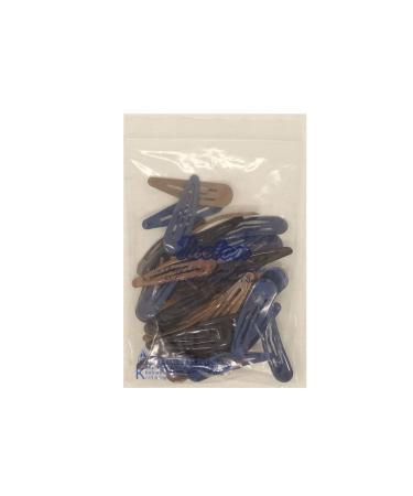 Yueton 36pcs Snap Prong Clips for Hair Bows - Black Blue Brown - Girls Hair Barrettes - Buy Online on GoSupps.com