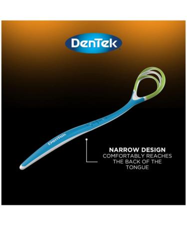 DenTek Fresh Breath Tongue Cleaner 7-Pack - Improve Oral Hygiene and Freshen Breath - Buy Online on GoSupps.com