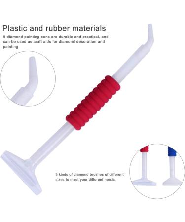 Exceart 8-Piece Curved Diamond Painting Pencil Set - Premium Tools for Diamond Embroidery & Drawing - Buy Online on GoSupps.com