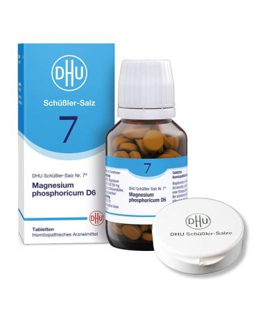 DHU Sch ßler-Salt No. 7 Magnesium Phosphoricum D6-The Mineral salt of the muscles and nerves-the original-environmentally friendly in the pharmaceutical glass 200 hours of tablets with tablet glow