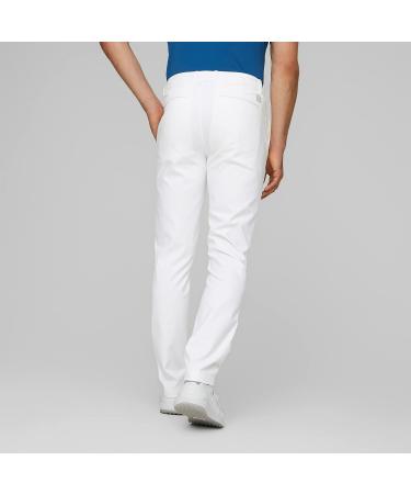 PUMA GOLF Men's Dealer Tailored Pant White Glow 30W x 30L - Performance and Style for the Modern Golfer - Buy Online on GoSupps.com