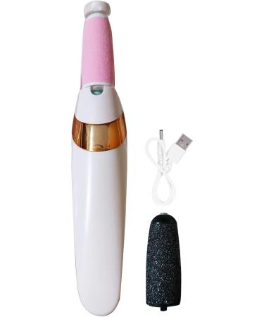 Electric Foot Callus Remover for Dead Skin Portable Rechargeable Pedicure Kit with 2 Polishing Heads Professional Pink Foot Care Tool - Buy Online on GoSupps.com