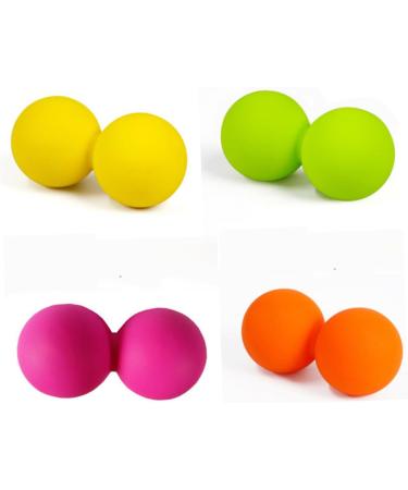 Buy Tovinanna Peanut Ball Yoga Rolls - Silicone Fascia Balls for Weightlifting & Massage | Professional Yoga Tools - Buy Online on GoSupps.com