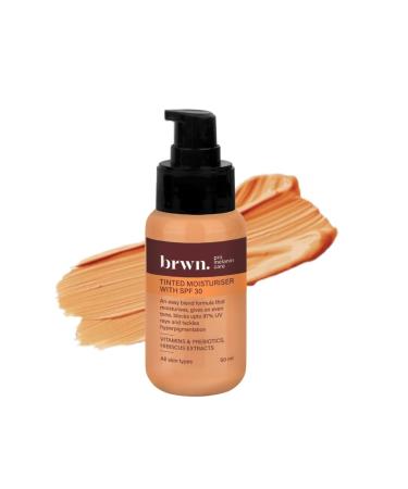 Tinted Moisturizer For Face 50Ml | Skin Tint With Spf 30 Bb Cream With Vitamins And Prebiotics | Lightweight & Easy Blend | Dewy Finish Suitable For All Skin Types | Almond