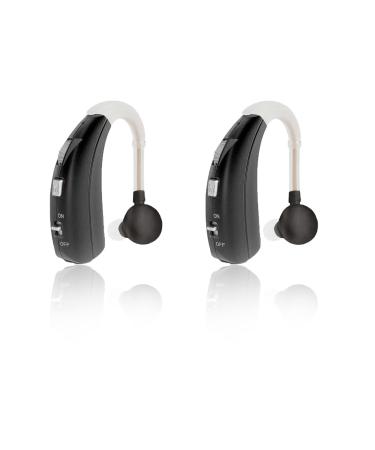 Britzgo Device for Adults Long Battery Life Intelligent Noise Reduction(A Pair) (Black)