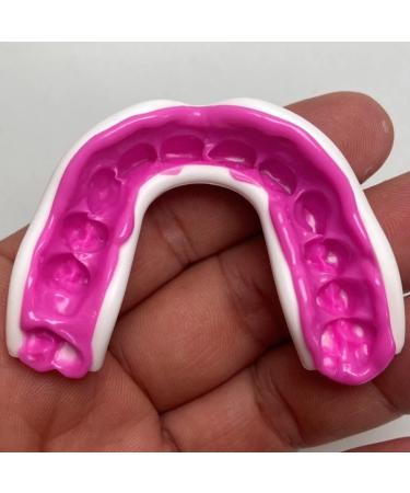 Oral Mart Sports Youth Mouth Guard for Kids (USA Flag & 3 Fangs & 15 Best Colors) | Youth Mouthguard (BPA Free) Football  MMA  Karate  Flag Football  Rugby  Boxing  BJJ  Hockey (/w Vented Case) (Youth  Strapless) Youth (Age 12 & Below) Pinky Lady - Buy Online on GoSupps.com