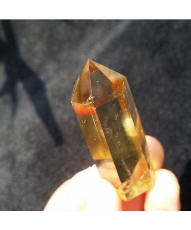 Natural Crystal Rough 4pcs Natural Citrine Quartz Crystal Transparent Point - Buy Online on GoSupps.com