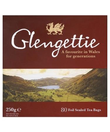 GLENGETTIE Lot de 6 paquets de 80 sachets de th
