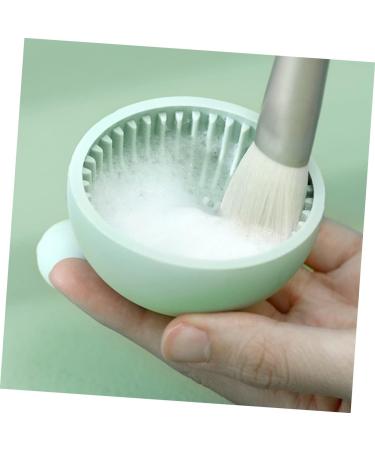 Angoily Cleanser of Makeup Brush Makeup Brush Scrubber Makeup Cleaner Protruding Ear Corrector Cleaning Scrubber Face Silicone Scrubber Face Cleaner Sucker Silicone Brush Silica Gel - Buy Online on GoSupps.com