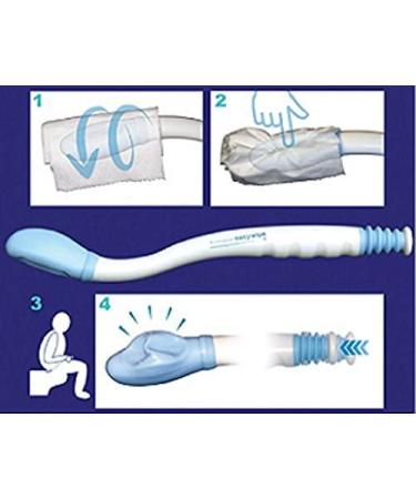 Buckingham Easywipe Bottom Wiper Toilet Aid with Carry Pouch - Hygienic Bottom Wiping Stick for Personal Care - Buy Online on GoSupps.com