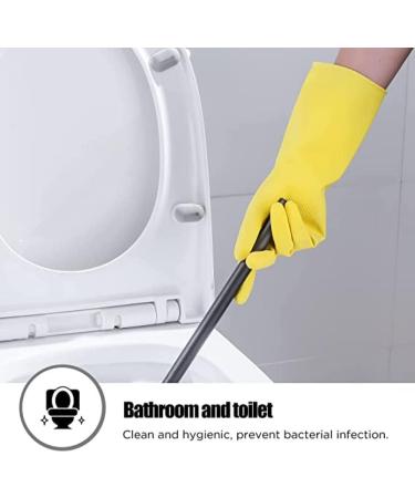 NED Tendon Latex Gloves Thickened Housework Waterproof Gloves Dishwashing Wear Resistant Plastic Gloves Kitchen Reusable Dishwashing Gloves Rubber Cleaning Gloves Yellow 3 Pairs-M - Buy Online on GoSupps.com