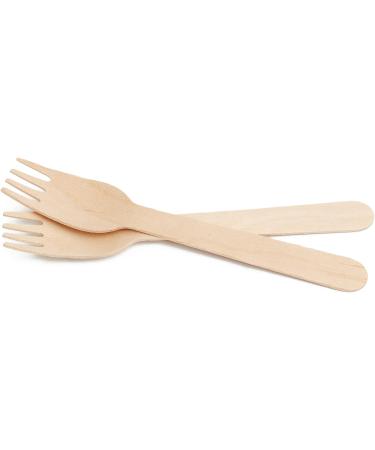 Perfect Stix Green Fork 158-250ct Disposable Wooden Forks (Pack of 250) - Eco-Friendly Plain Wooden Forks (250ct) - Buy Online on GoSupps.com
