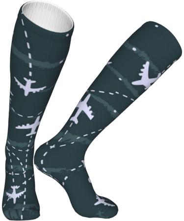 Travel Around the World Compression Socks for Men & Women | 15-20 mmHg Support for Running & Cycling - Buy Online on GoSupps.com