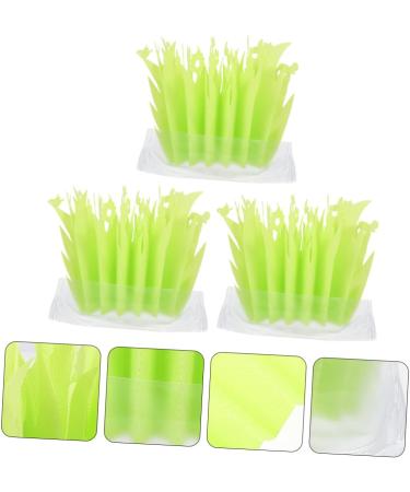Toddmomy 3pcs Reptile Humidifier Terrarium Tank Plants Shaped Humidifier Artificial Plant Pvc Light Green - Buy Online on GoSupps.com