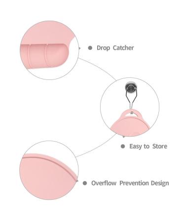 Food Catching Baby Placemat - Silicone Reusable Travel Mat for Kids - Non Slip Washable - Pink - Buy Online on GoSupps.com