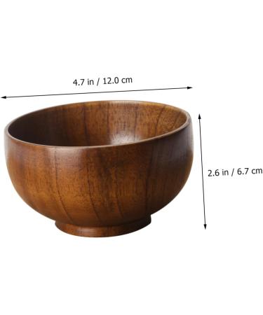 ABOOFAN 3 Pcs Salad Bowl Wood Decor Dessert Containers Snack Containers Storage Holder High Capacity Japan As Shownx3pcs 12x12x6.7cmx3pcs - Buy Online on GoSupps.com