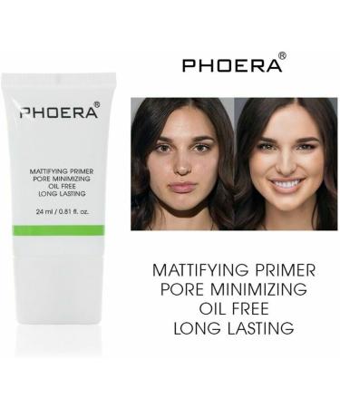 PHOERA Primer Matte Finish Face Makeup Pore filler Primer Foundation Base Oil Control Full Coverage Make Up Base Concealer Long Lasting Flawless Pores Minimiser Liquid Moisturizing (24ml.) 24 ml (Pack of 1) - Buy Online on GoSupps.com