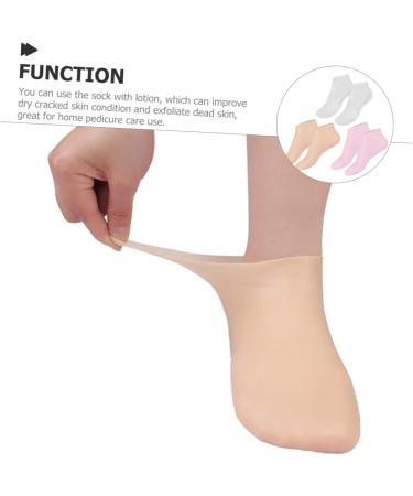 WOFASHPURET 3 Pairs moisturizing Socks Cracked Heel Socks Barefoot Scientist Foot Care Foot Socks Cracked Heel Repair moisturizing Gel Socks Lotion Socks Aloe Socks spa Miss Skin Friendly Sebs - Buy Online on GoSupps.com