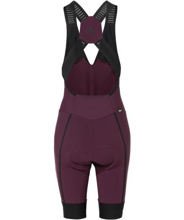 VAUDE Women's Furka Bib Tights 38 Slim Cassis - Premium Outdoor Legwear for All Seasons | International Shipping Available - Buy Online on GoSupps.com