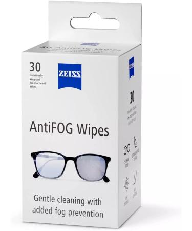 ZEISS Anti-Fog Lens Wipes - Pre-Moistened Defogger Wipes for Glasses Binoculars and Cameras - Individually Wrapped 30 Count - Buy Online on GoSupps.com
