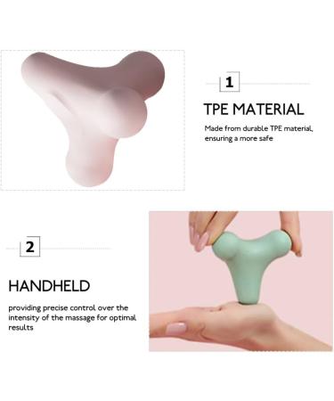 Baluue Massage Ball Set - TPE Trigger Point Balls for Deep Tissue Massage & Hand Joint Exercises | 2-Piece Muscle Relaxation & Fascia Release - Buy Online on GoSupps.com