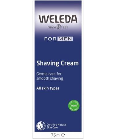 Weleda Men's Shaving Cream 75ml - Smooth & Gentle Shave for Men | [Your Brand] - Buy Online on GoSupps.com
