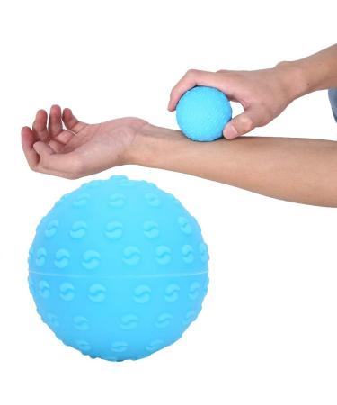 Buy Verdant Touch Silicon Massage Ball for Yoga - Blue Fascia Massage Ball for Body Shoulder & Hand Relief - Buy Online on GoSupps.com