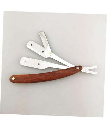 Beavorty 3-in-1 Stainless Steel Foldable Razor for Men | Safe & Durable Wooden Handle Shaver - Buy Online on GoSupps.com