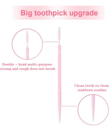 Shop Healifty Double-Headed Toothpicks for Oral Care - 1000 Pieces Interdental Brushes in Random Colors | Fast International Shipping - Buy Online on GoSupps.com