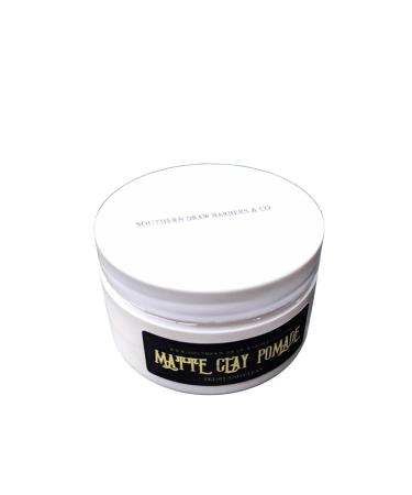 Southern Draw Barbers & Co Matte Clay Pomade 4oz - Fresh & Clean Scent | Buy Internationally Online - Buy Online on GoSupps.com