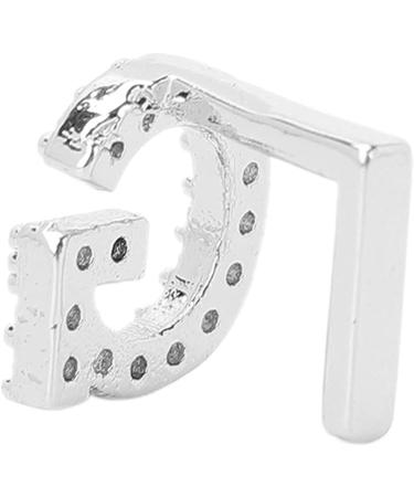 Plated English Letter G Teeth Brace Cosplay Festival Party Hip Hop Teeth Decoration (Silver) - Buy Online on GoSupps.com