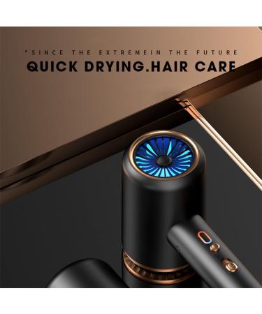 Hair Dryer with Diffuser Ionic Hair Dryer 2400W Turbo Ultra-Quiet Motor High Speed Movement 25m/S 3 Levels of Air Temperature Adjustment Constant Temperature Hair Care is Safer - Buy Online on GoSupps.com